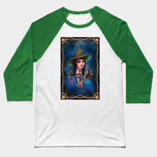 Chocolate hair cancer witch Baseball T-Shirt